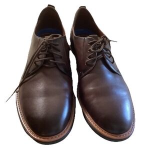 Clarks Mens Extreme Comfort Sz 12 Dress Casual Oxford Shoes Brown Leather